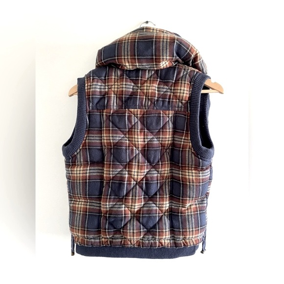 Vintage ZARA TRF Puffer Vest. Quilted flannel. - Picture 3 of 4